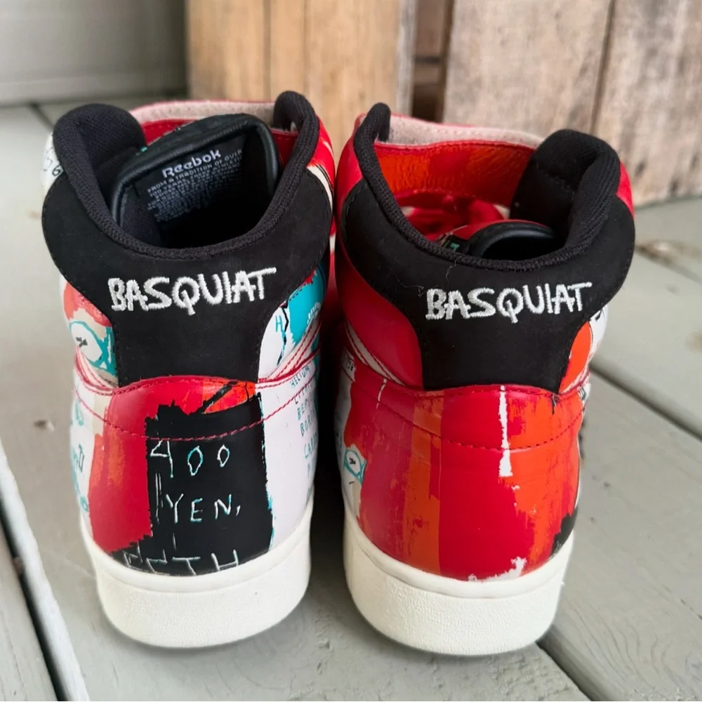 Jean-Michel Basquiat High Top Reeboks - Picture 3 of 5